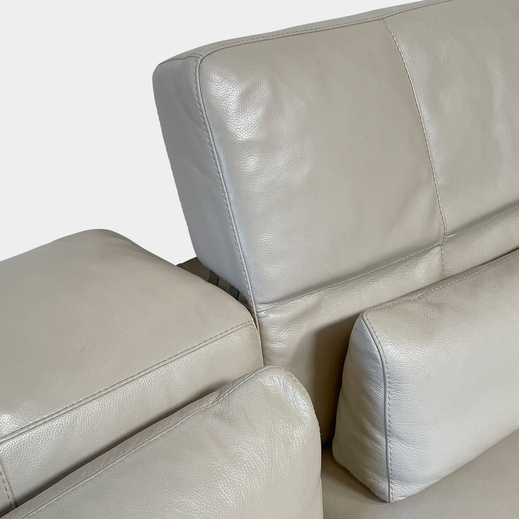 A large beige L-shaped Functions Nick Sectional sofa from the Functions brand, featuring cushioned seats and backs, is viewed against a plain white background.